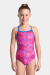 Arena Daly Swimsuit Light Drop Back Girls Freak Rose/Blue China