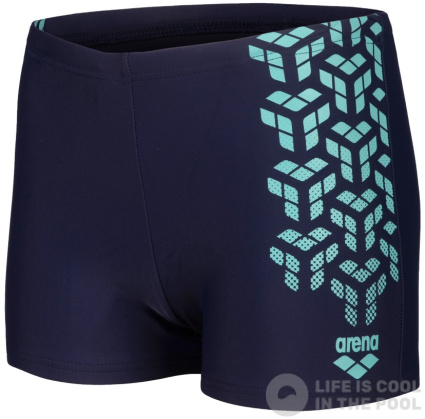 Arena Kikko V Swim Short Graphic Boys Navy