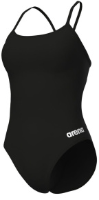 Arena Performance Solid Lace Back Black