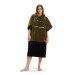 Speedo Swim Poncho Unisex Black/Yellow