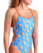 Arena Ducks Swimsuit Lace Back Turquoise Multi/Team Orange 